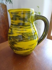Ancien pichet jaune vert en - pichet,