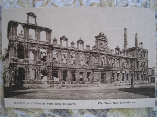 Cpa reims l hôtel de - ,