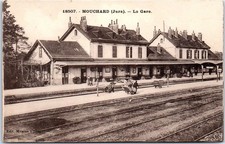 39 MOUCHARD - vue de la gare.