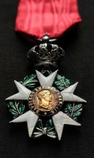 RARE LÉGION D'HONNEUR PREMIER EMPIRE 3ème TYPE AIGLE D'ARGENT NAPOLÉON EMPEREUR