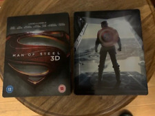 Man of steel steelbook et Captain America The winter Soldier  steelbook 3D  -VO