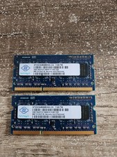 2x2Go RAM PC Portable SODIMM Nanya NT2GC64B88B0NS-CG DDR3 PC3-10600S 1333MHz CL9