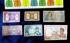 (1128FR) , lot de 6 billets de