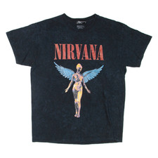 T-Shirt Noir Pour Homme Menace