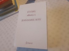 Etudes offertes à Jean-Marie Auby - Dalloz