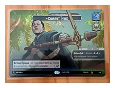 Chirrut Imwe Fait corps avec la Force Showcase Full Art Foil SOR SWU #1