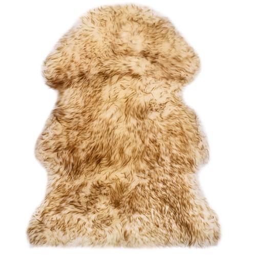 Tapis peau mouton - peau,