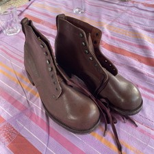 brodequins cuir fauve france