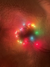 ancienne guirlande électrique 20 Lampes Non clignotantes Et 2 Ampoules  Rechange