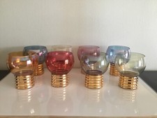 8 verres ballon anciens de
