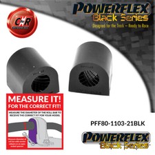 Powerflex Black Avant Rouleau Barre Moyeu 21mm pour Opel Corsa D VXR