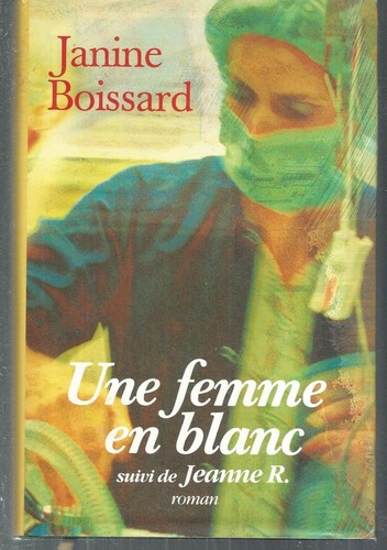 Une femme blanc jeanne - une,