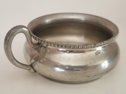 Sucrier vintage métal