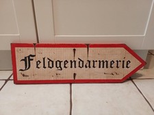 Panneau WW2  : FELDGENDARMERIE