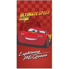 DISNEY serviette drap de bain plage CARS rouge 60 x 120 cm neuve