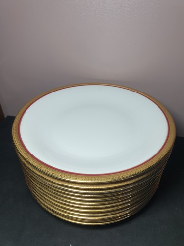 Assiette doré style empire