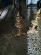 Paire Chenêts Style LOUIS 15