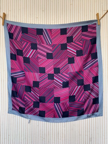 Foulard carré soie nina - foulard,