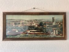 ANCIENNE CHROMO PHOTO PANORAMIQUE Color CARCASSONNE cité Médiévale Aude