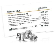 Alliage de prothèses dentaires partielles Wirocer Plus de Bego 1 kg. Produit ...