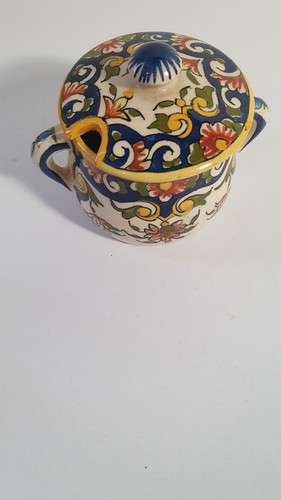 Pot moutarde faience grey - pot,