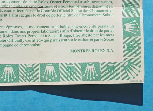 Rolex vintage rare 1995 - rare,