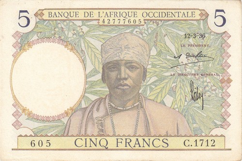 Afrique occidentale française - occidentale,