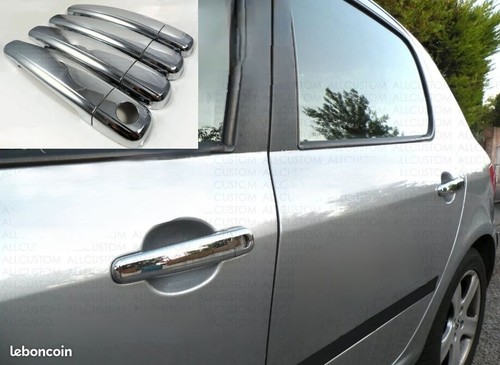 Chrome exterior side door - side,