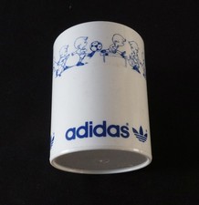 ADIDAS pot à crayon vintage sport football boxe H=9cm D=7cm