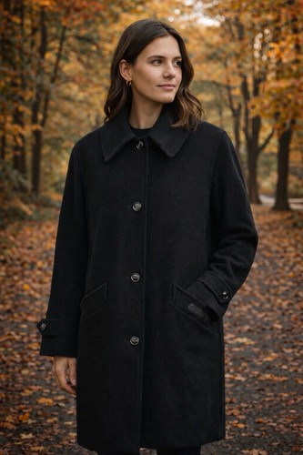Manteau weill noir laine et - noir, en