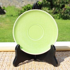 Sous tasse / soucoupe de tasse à café vintage Salins modèle Deauville pistache