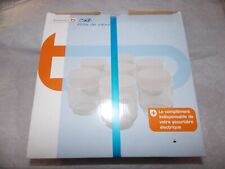 Lot de 7 Pots en verres pour