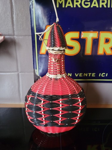 Bouteille verre fil scoubidou - bouteille,