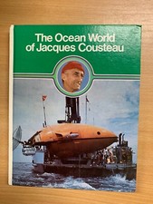 1975 " L'Océan World Of Jacques Cousteau Extérieur Et Intérieur Espace " Hb Book