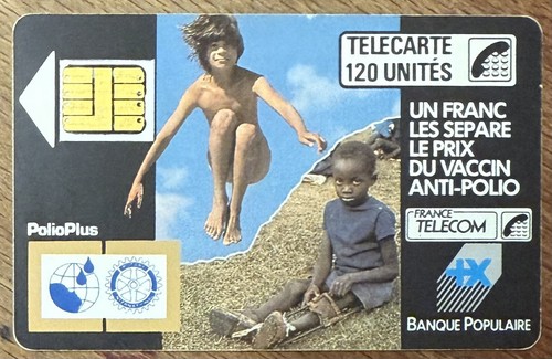 Polio telecarte phonecote f28 - telecarte,