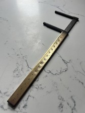 règle à etrier ancienne fer