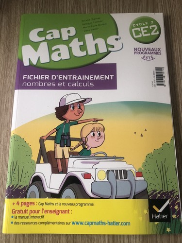 Livre cap maths - livre, ce2