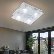 Luxe Verre LED Plafonnier