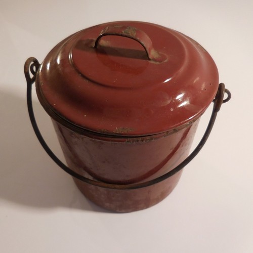 Pot cantine ouvrier métal