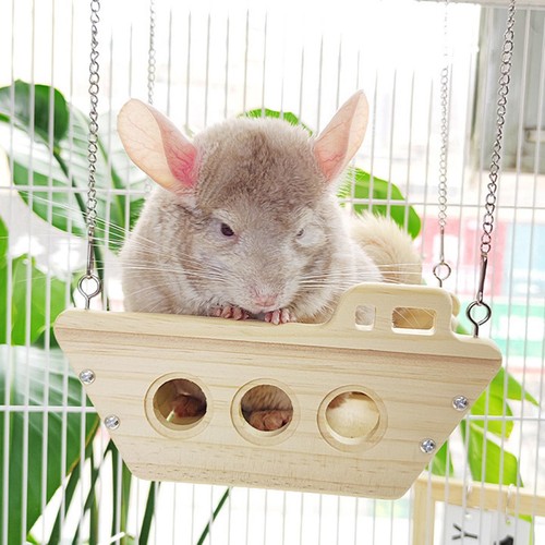 Hamac bois pour chinchilla - bois,