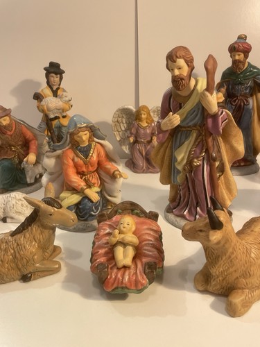 Crèche noël complète - complète, en