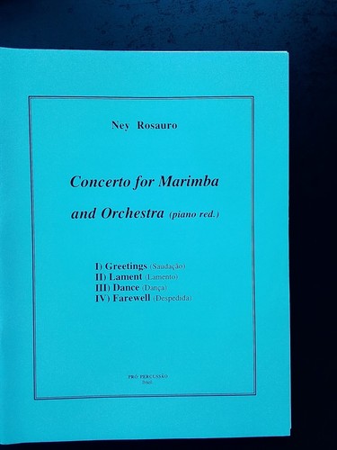 Ney rosauro concerto - ney, pour