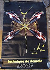 Affiche SNCF Signée SALVADOR