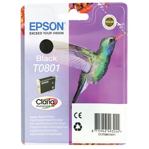 Original epson t0801 noir - original,