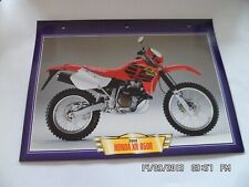 CARTE FICHE MOTO 2000 HONDA XR 650R