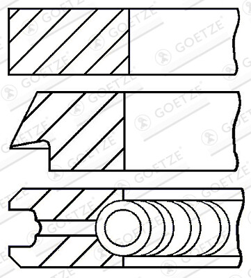Goetze engine segments pince - goetze,