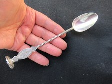 RARE CUILLIERE CUILLER ARGENT MINERVE PAUL MASSAT à SUCRE ou MEDICAMENT 19 EME