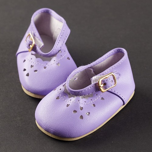 Chaussure violet 85mm poupée - chaussure,