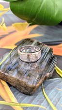 Bague bandeau en or blanc 3