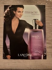 Publicité papier Parfum. Lancôme Miracle forever de 2006 - Perfume Ad
